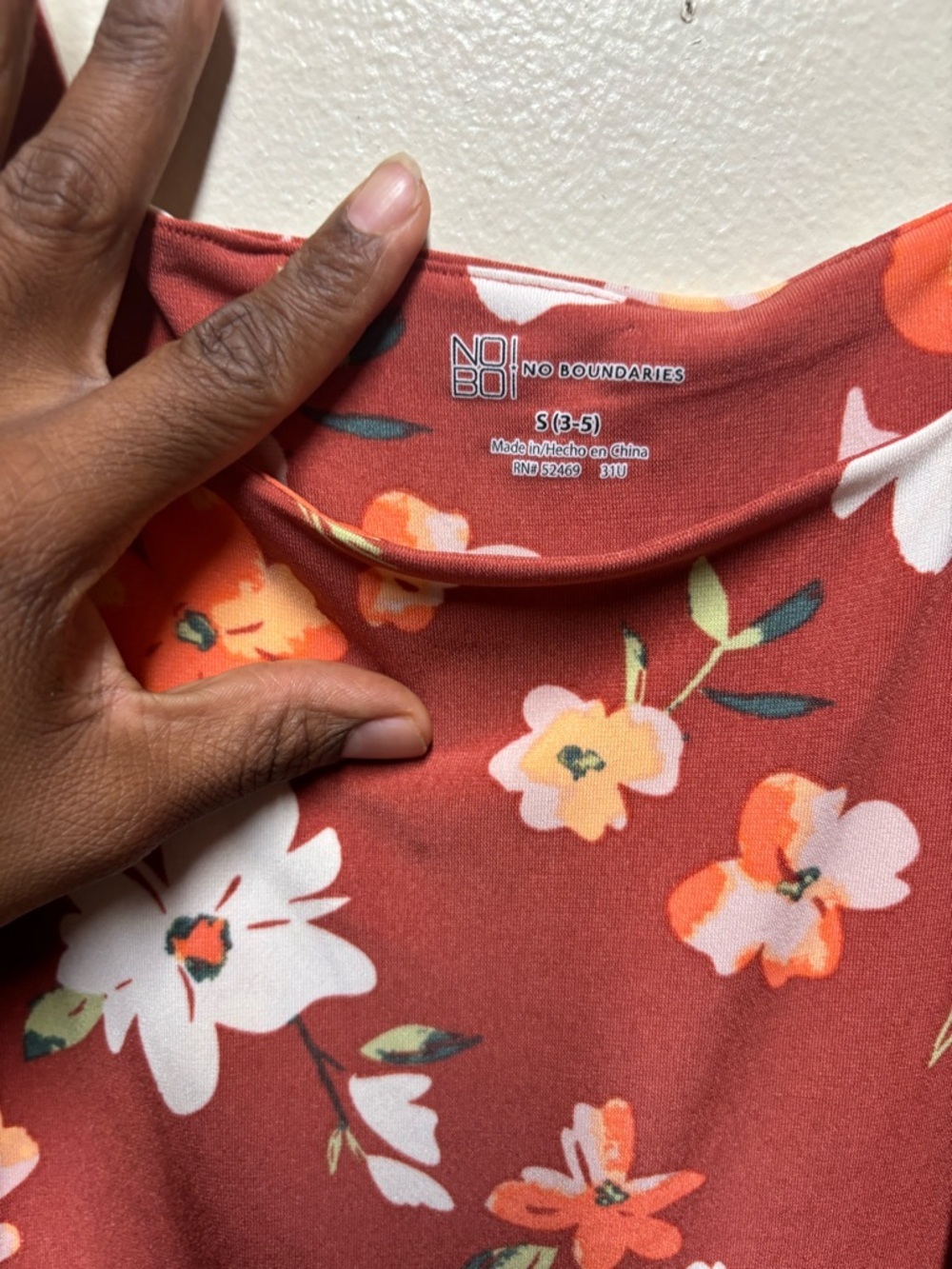No boundaries floral wrap dress small - Picture 2 of 7